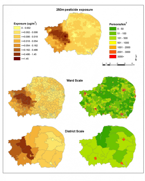 Pesticide exposure pop density spatial scales.png